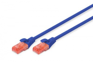 Digitus DK-1617-050/B U/UTP patch kábel CAT6 5m kék - LSZH